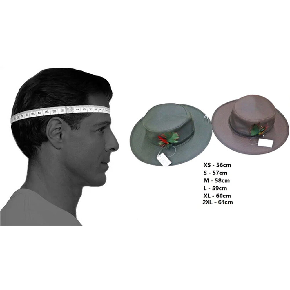 Hunter Outdoor Feather Hat Brown Hoed