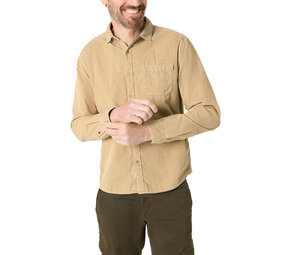 Timezone Corduroy Shirt Nut Beige Overhemd Heren