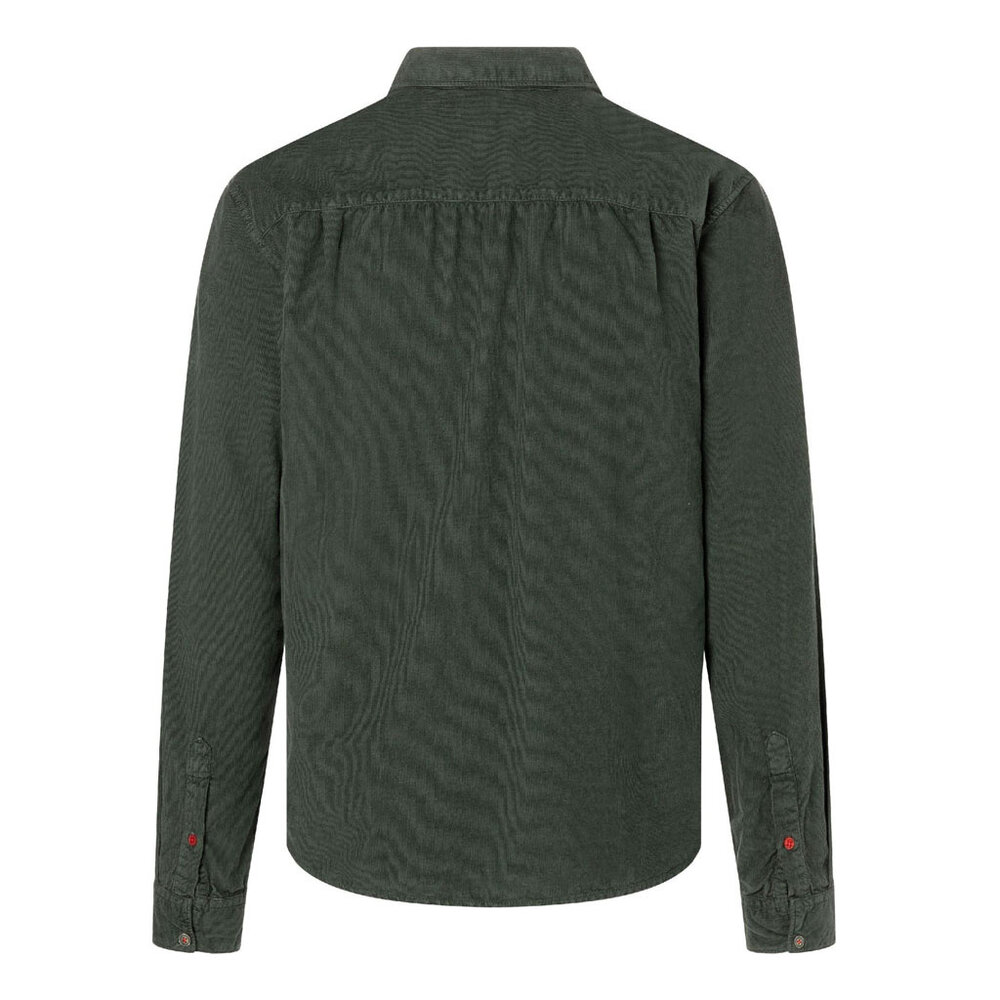 Timezone Corduroy Shirt Black Olive Overhemd Heren Timezone Corduroy Shirt Black Olive Overhemd Heren