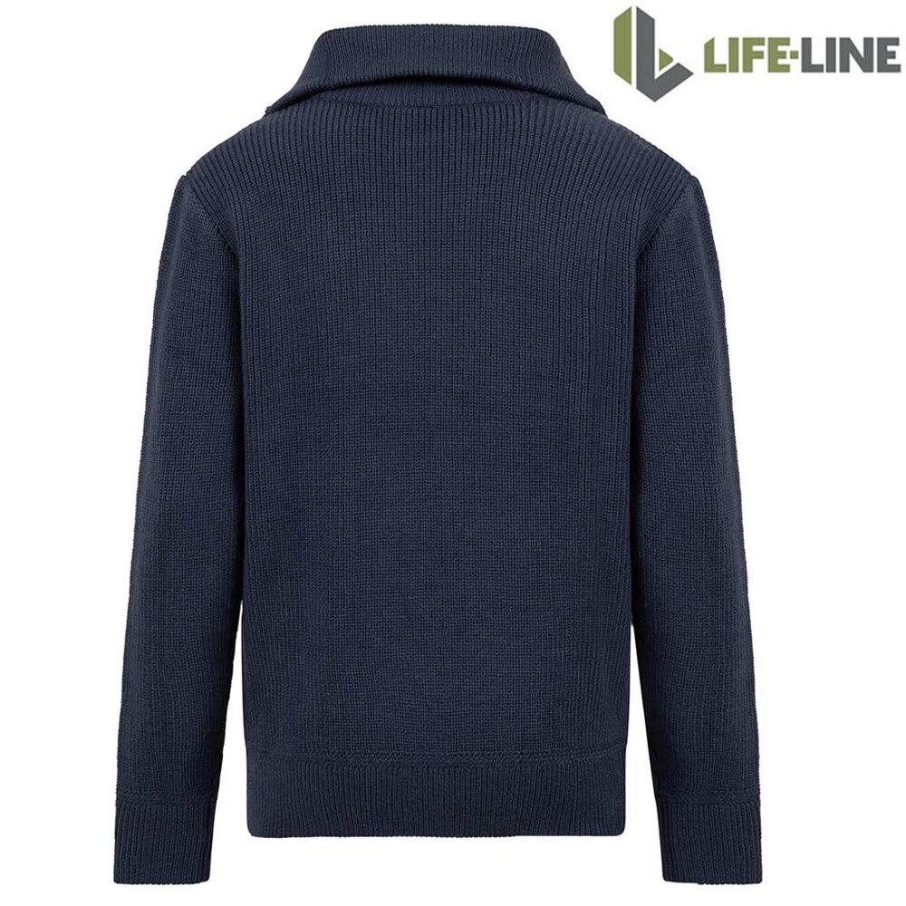 Life Line Atlantic Knitted Pullover Navy Trui Heren