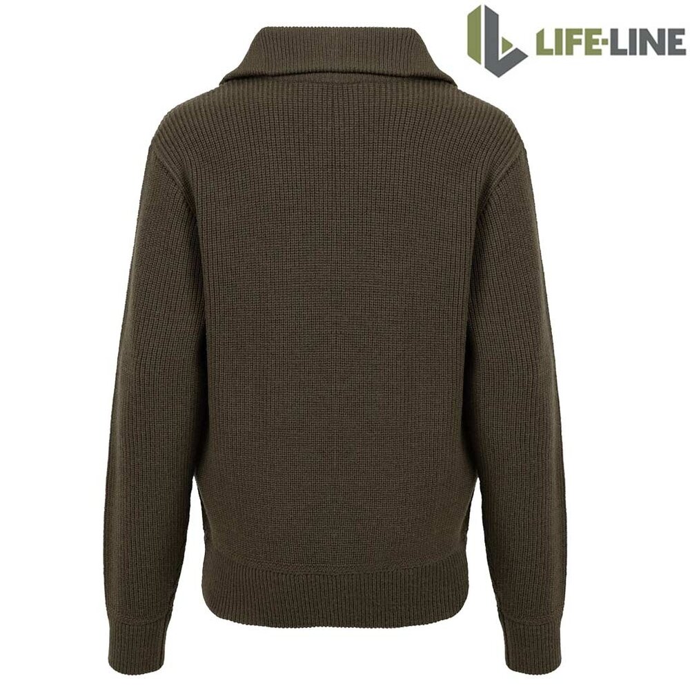 Life Line Atlantic Knitted Pullover Green Trui Heren Life Line Atlantic Knitted Pullover Green Trui Heren