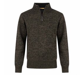 Life Line Waterville Lined Dark Green Melange Trui Heren