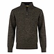 Life Line Waterville Lined Dark Green Melange Trui Heren Life Line Waterville Lined Dark Green Melange Trui Heren