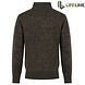 Life Line Waterville Lined Dark Green Melange Trui Heren Life Line Waterville Lined Dark Green Melange Trui Heren