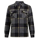 Life Line Bello Gevoerd Flanel Black Green Check Shirt Heren Life Line Bello Gevoerd Flanel Black Green Check Shirt Heren