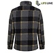 Life Line Bello Gevoerd Flanel Black Green Check Shirt Heren Life Line Bello Gevoerd Flanel Black Green Check Shirt Heren