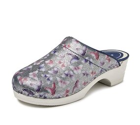 Bighorn 3630 Vlinder Zilver Medische Klompen Dames