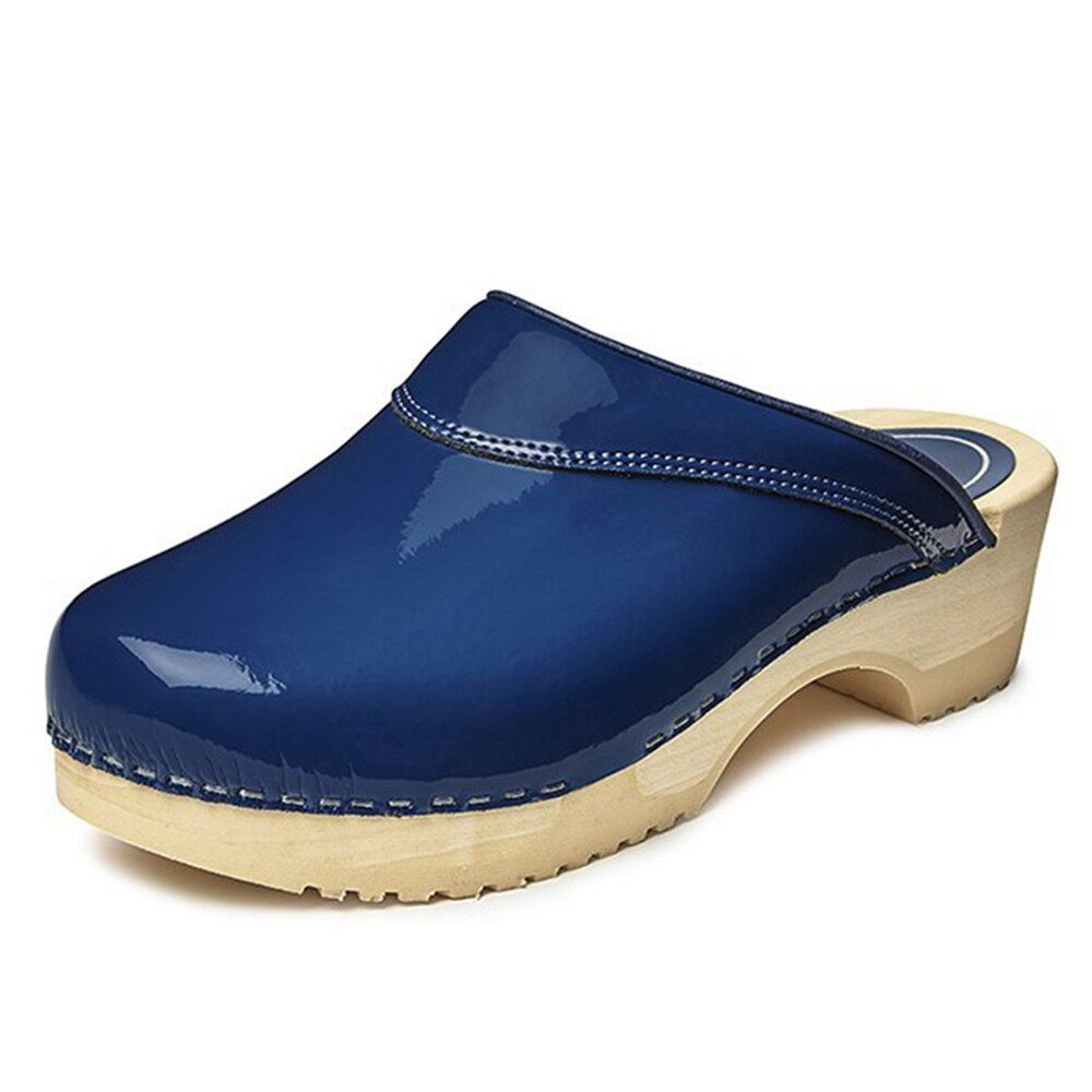 Bighorn 4010 Lak Blauw Medische Klompen Dames MAAT 40 Bighorn 4010 Lak Blauw Medische Klompen Dames MAAT 40