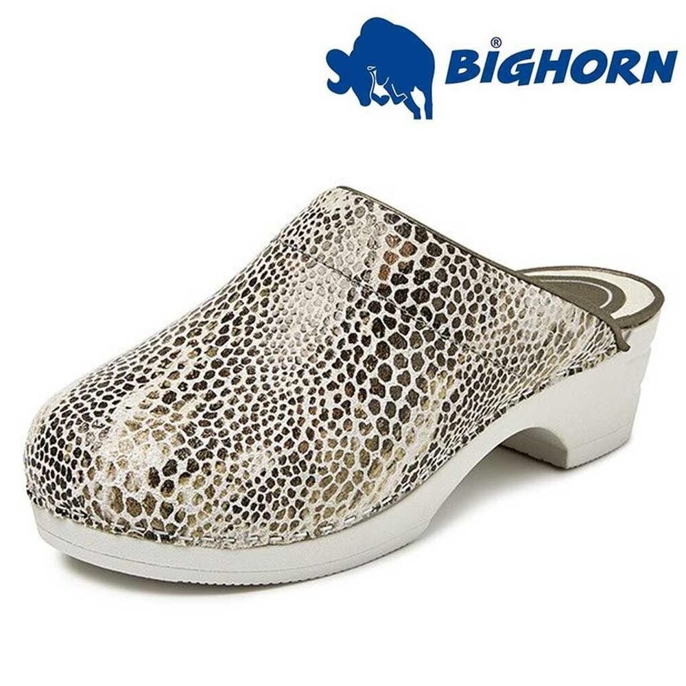 Bighorn 5030 Panter Bruin Medische Klompen Dames Bighorn 5030 Panter Bruin Medische Klompen Dames