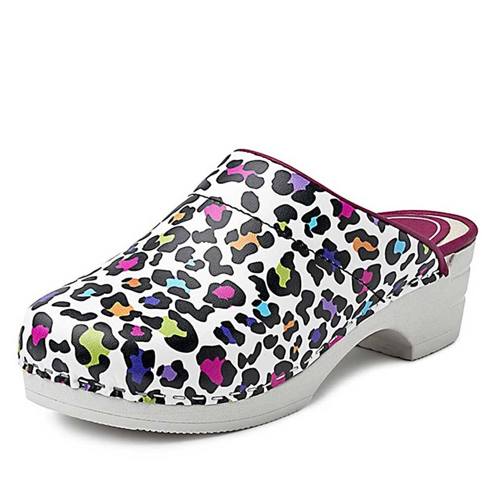 Bighorn 5030 Panter Kleuren Medische Klompen Dames Bighorn 5030 Panter Kleuren Medische Klompen Dames