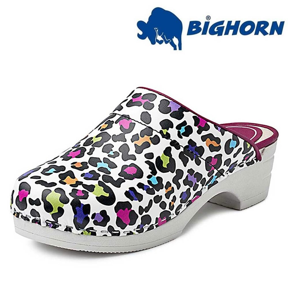 Bighorn 5030 Panter Kleuren Medische Klompen Dames Bighorn 5030 Panter Kleuren Medische Klompen Dames