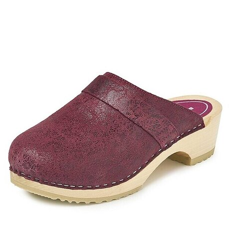 Bighorn 6006 Bordeaux Rood Medische Klompen Dames MAAT 39 Bighorn 6006 Bordeaux Rood Medische Klompen Dames MAAT 39