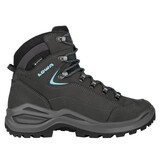 Lowa Renegade GTX Mid Asphalt Turquoise Wandelschoenen Dames Lowa Renegade GTX Mid Asphalt Turquoise Wandelschoenen Dames
