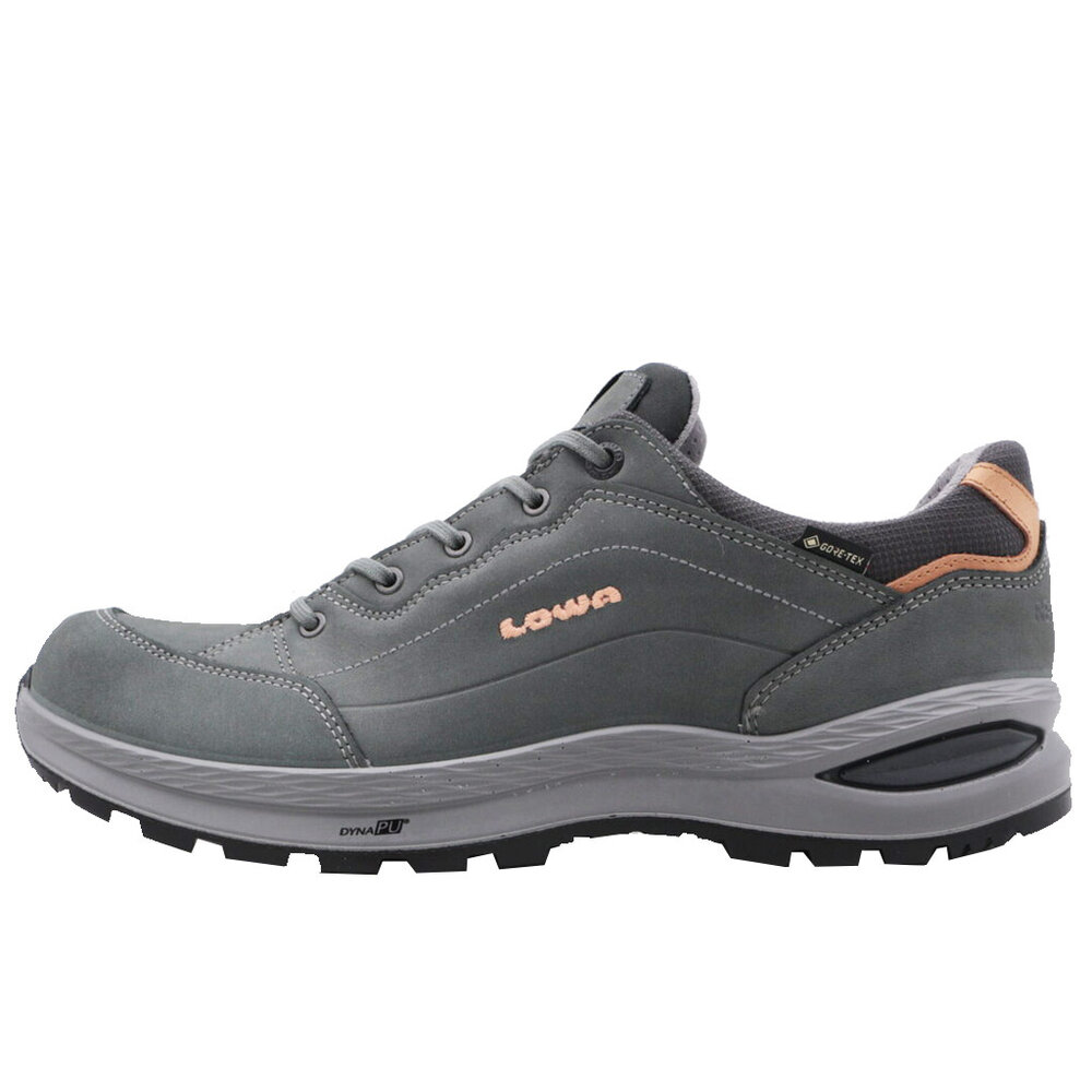 Lowa Renegade Evo GTX Lo Wide Graphite Apricot Wandelschoenen Dames Lowa Renegade Evo GTX Lo Wide Graphite Apricot Wandelschoenen Dames