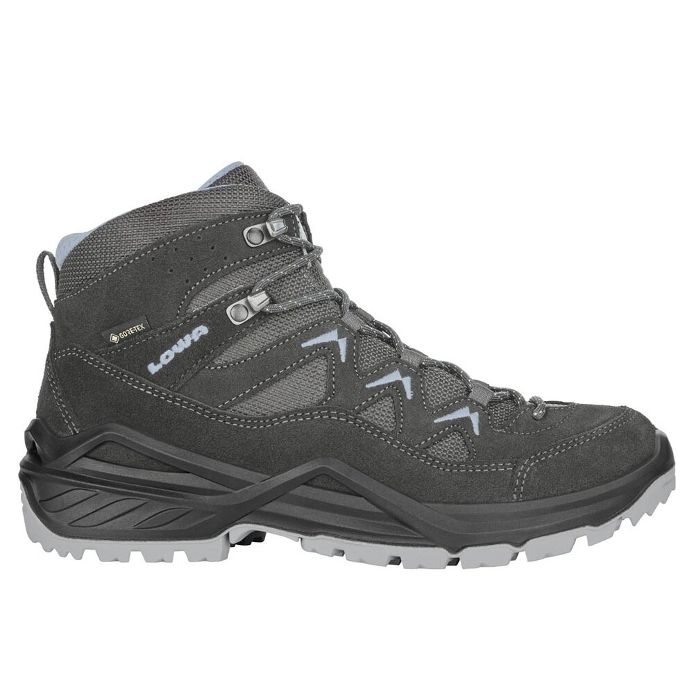 Lowa Sirkos Evo GTX Mid Anthracite Iceblue Wandelschoenen Dames