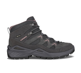 Lowa Sirkos Evo GTX Mid Graphite Brownrose Wandelschoenen Dames Lowa Sirkos Evo GTX Mid Graphite Brownrose Wandelschoenen Dames