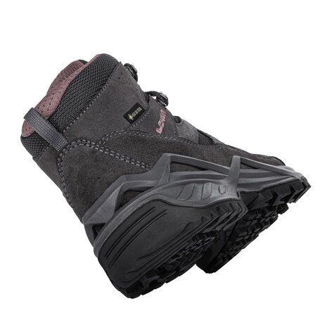 Lowa Sirkos Evo GTX Mid Graphite Brownrose Wandelschoenen Dames Lowa Sirkos Evo GTX Mid Graphite Brownrose Wandelschoenen Dames