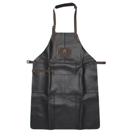 BBQ Schort Leer Zwart BBQ Schort Leer Zwart