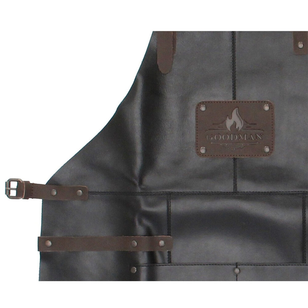 BBQ Schort Leer Zwart BBQ Schort Leer Zwart