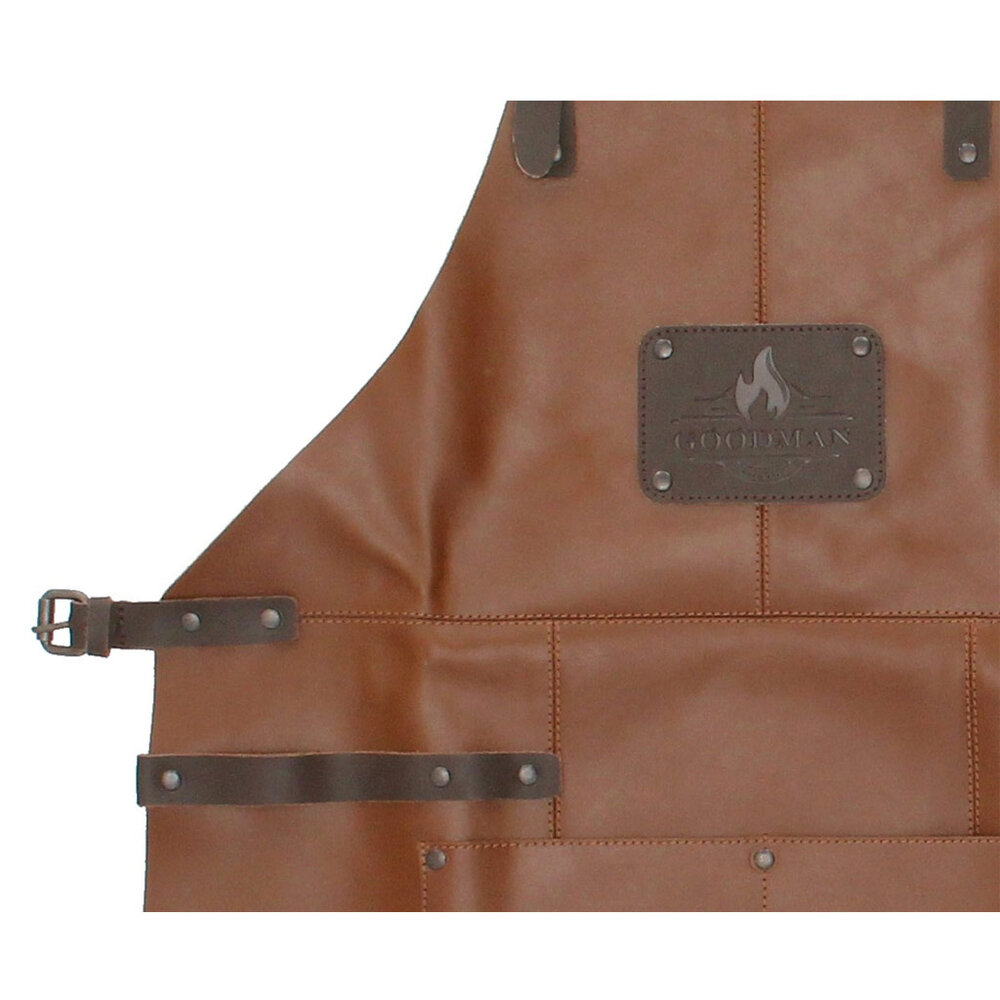 BBQ Schort Leer Cognac BBQ Schort Leer Cognac