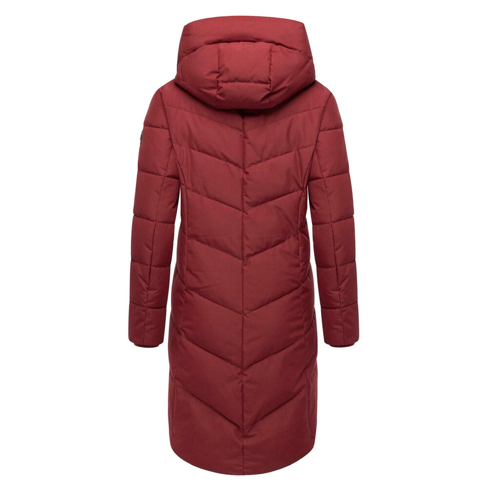 Ragwear Natalin Wine Red Winterjas Dames Ragwear Natalin Wine Red Winterjas Dames