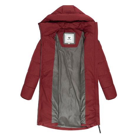 Ragwear Natalin Wine Red Winterjas Dames Ragwear Natalin Wine Red Winterjas Dames