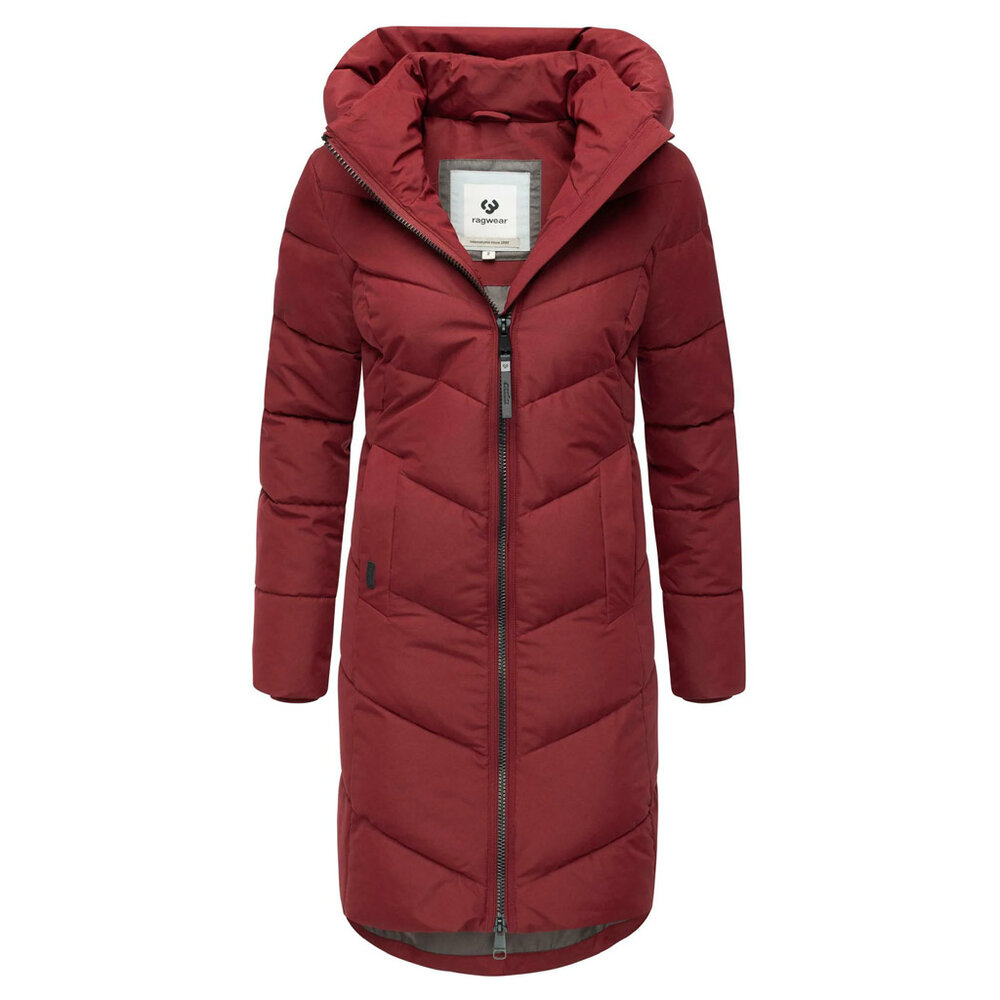 Ragwear Natalin Wine Red Winterjas Dames Ragwear Natalin Wine Red Winterjas Dames