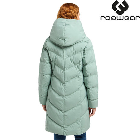 Ragwear Natalka Dusty Green Winterjas Dames Ragwear Natalka Dusty Green Winterjas Dames