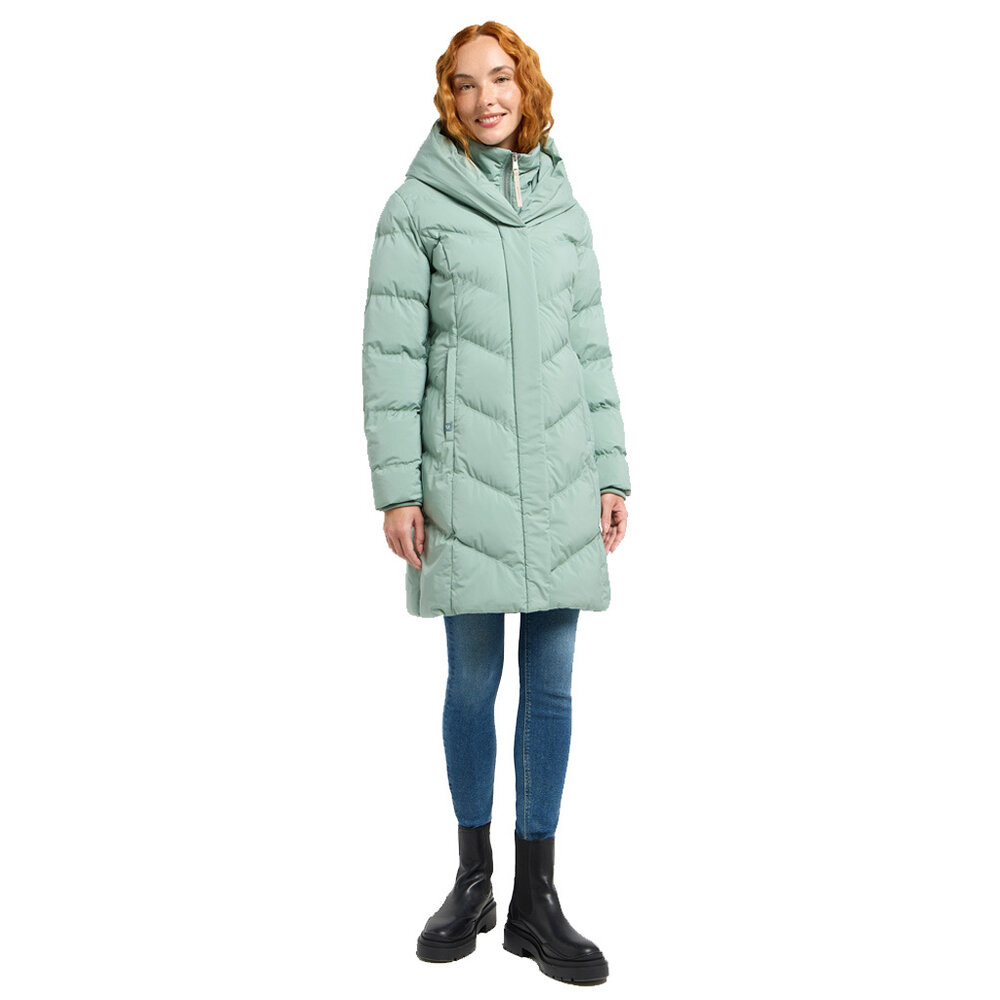 Ragwear Natalka Dusty Green Winterjas Dames Ragwear Natalka Dusty Green Winterjas Dames