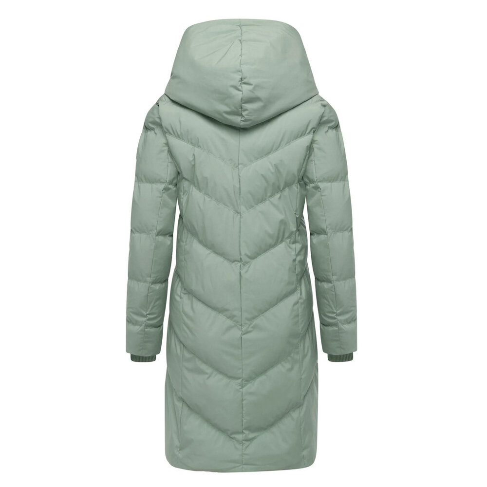 Ragwear Natalka Dusty Green Winterjas Dames Ragwear Natalka Dusty Green Winterjas Dames