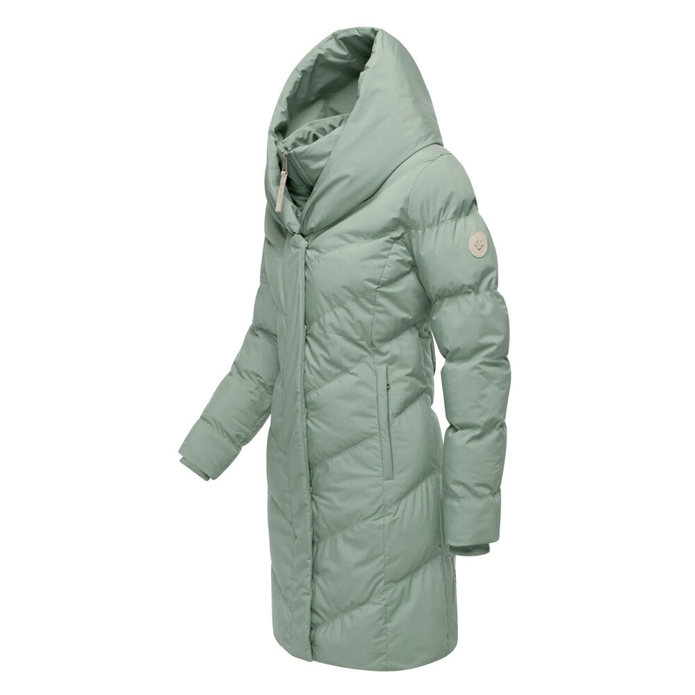 Ragwear Natalka Dusty Green Winterjas Dames Ragwear Natalka Dusty Green Winterjas Dames