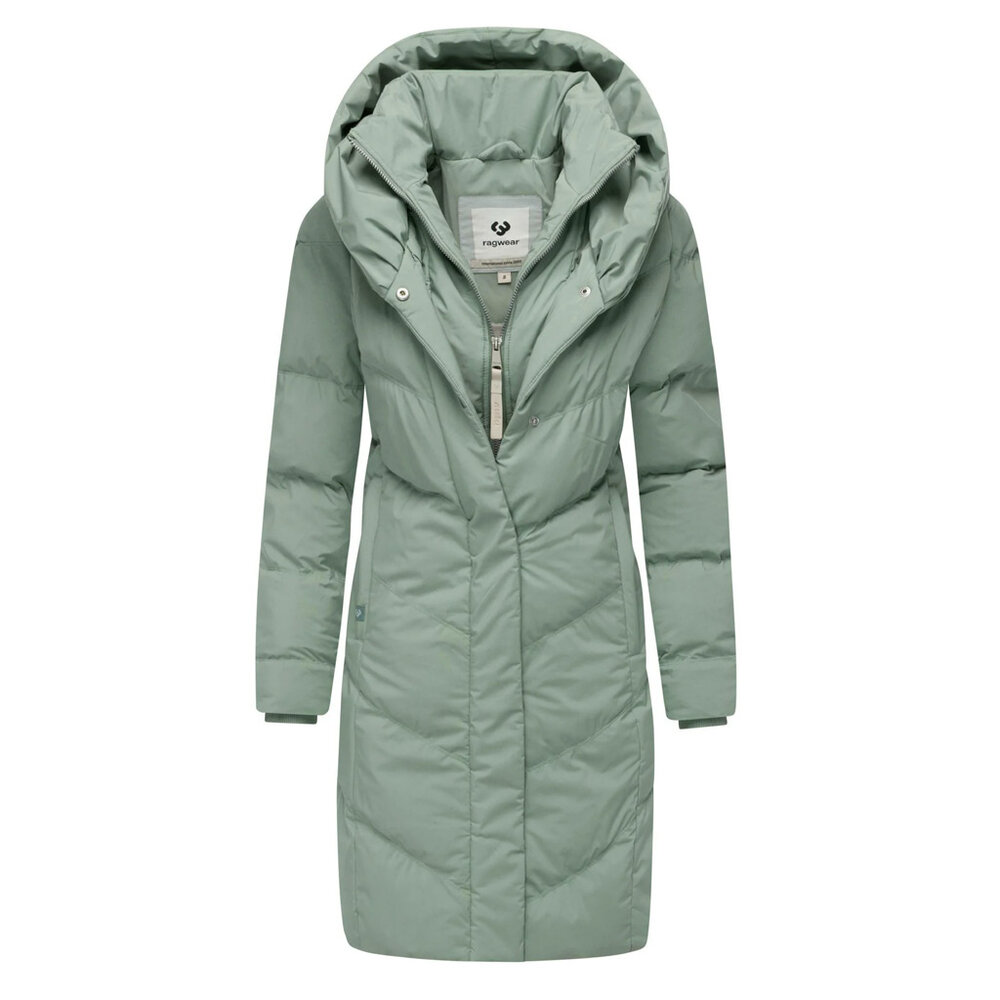 Ragwear Natalka Dusty Green Winterjas Dames Ragwear Natalka Dusty Green Winterjas Dames