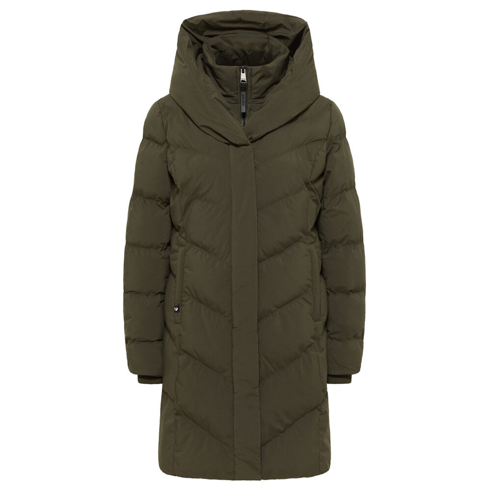 Ragwear Natalka Dark Olive Winterjas Dames Ragwear Natalka Dark Olive Winterjas Dames