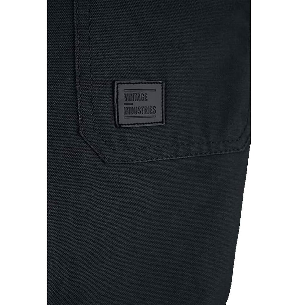 Vintage Industries Dean Sherpa Black Winterjas Heren Vintage Industries Dean Sherpa Black Winterjas Heren