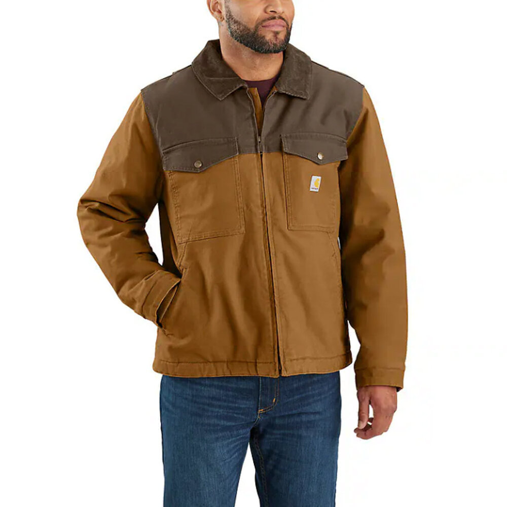 Carhartt Montana Rugged Flex Duck Insulated Bruin Werkjas Heren