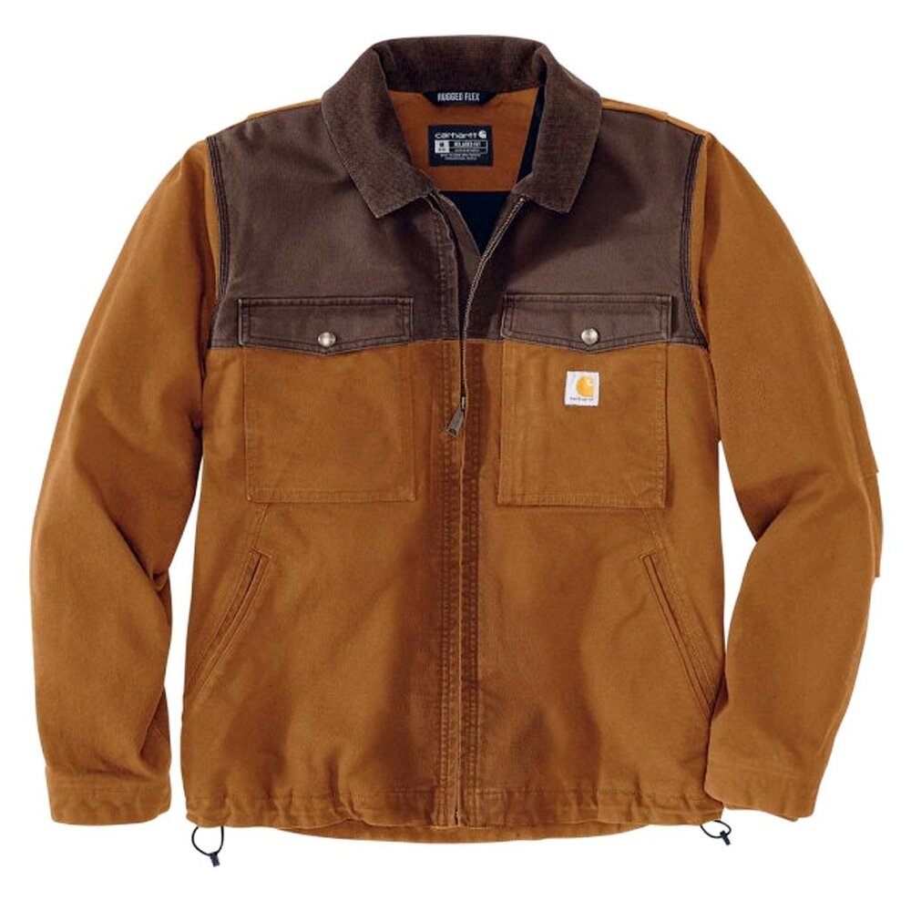 Carhartt Montana Rugged Flex Duck Insulated Bruin Werkjas Heren