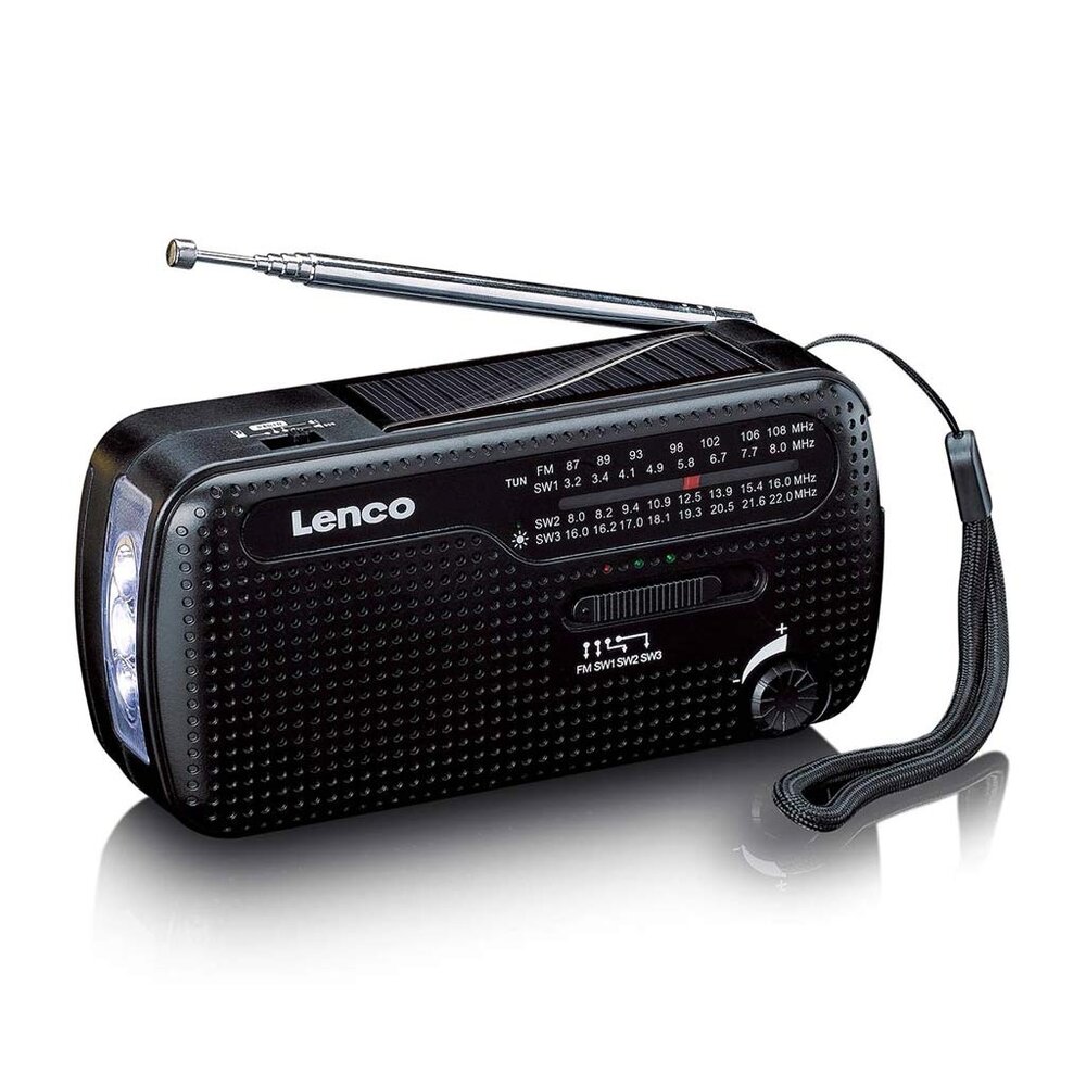 Noodradio met Zaklamp en Powerbank Noodradio met Zaklamp en Powerbank