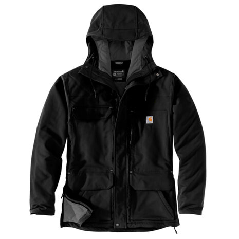 Carhartt Super Dux Relaxed Fit Insulated Traditional Zwart Jas Heren Carhartt Super Dux Relaxed Fit Insulated Traditional Zwart Jas Heren