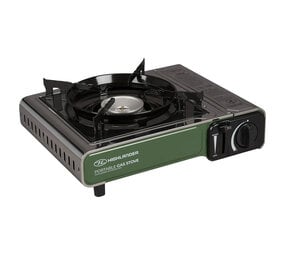 Highlander Gas Stove Green Draagbaar Kooktoestel