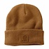 Leatherette Watch Cap Bruin Muts Leatherette Watch Cap Bruin Muts