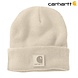 Carhartt Leatherette Watch Cap Oat Milk Muts Carhartt Leatherette Watch Cap Oat Milk Muts