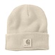 Carhartt Leatherette Watch Cap Oat Milk Muts Carhartt Leatherette Watch Cap Oat Milk Muts