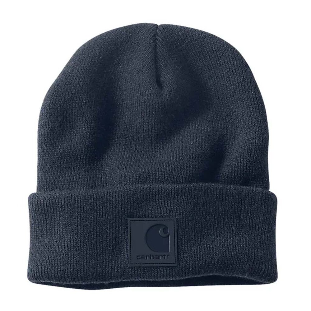 Carhartt Leatherette Watch Cap Navy Muts Carhartt Leatherette Watch Cap Navy Muts