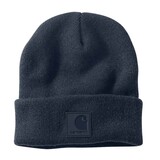 Carhartt Leatherette Watch Cap Navy Muts Carhartt Leatherette Watch Cap Navy Muts
