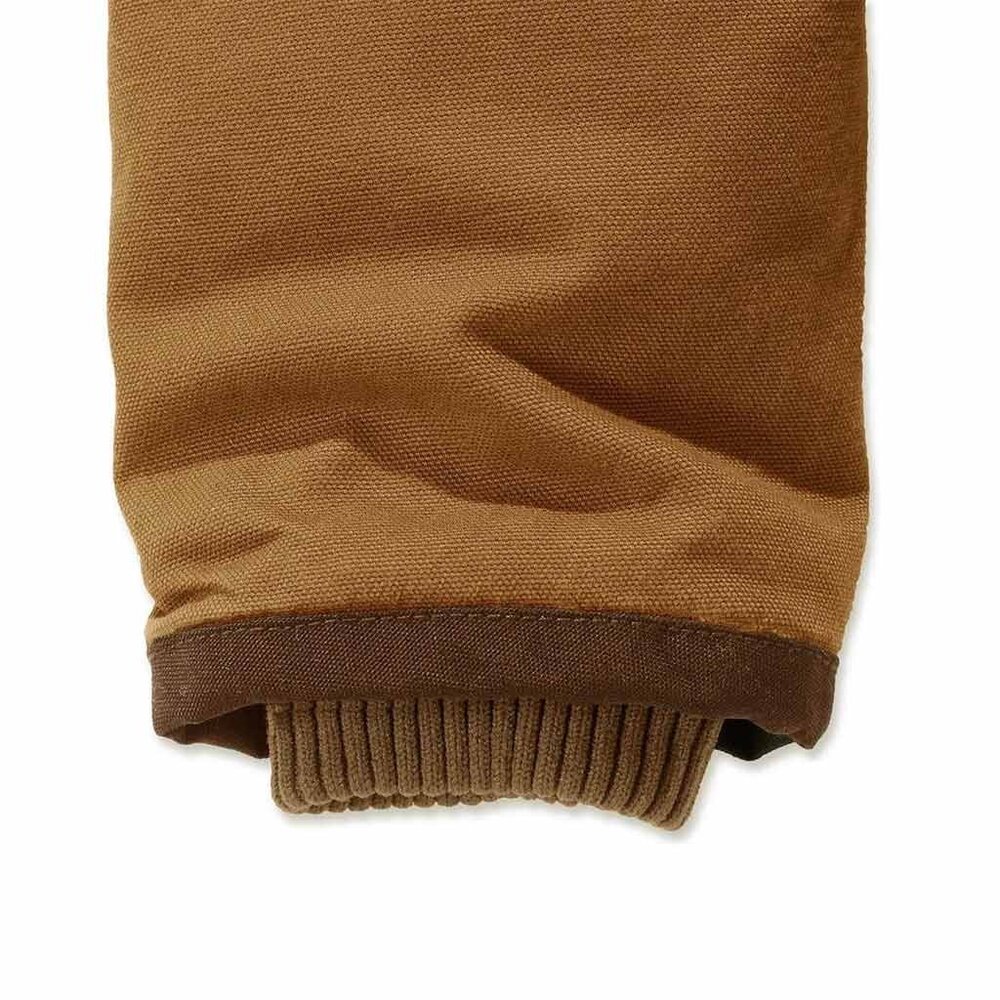 Carhartt Washed Duck Sherpa-Lined Bruin Werkjas Heren