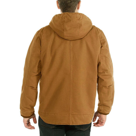 Carhartt Washed Duck Sherpa-Lined Bruin Werkjas Heren
