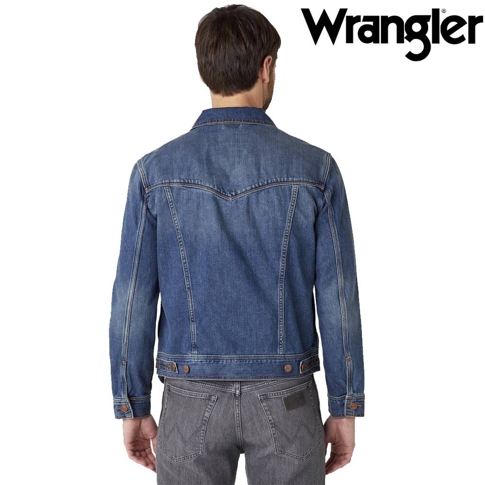 Wrangler Classic Jacket Mid Stone Spijkerjack Heren