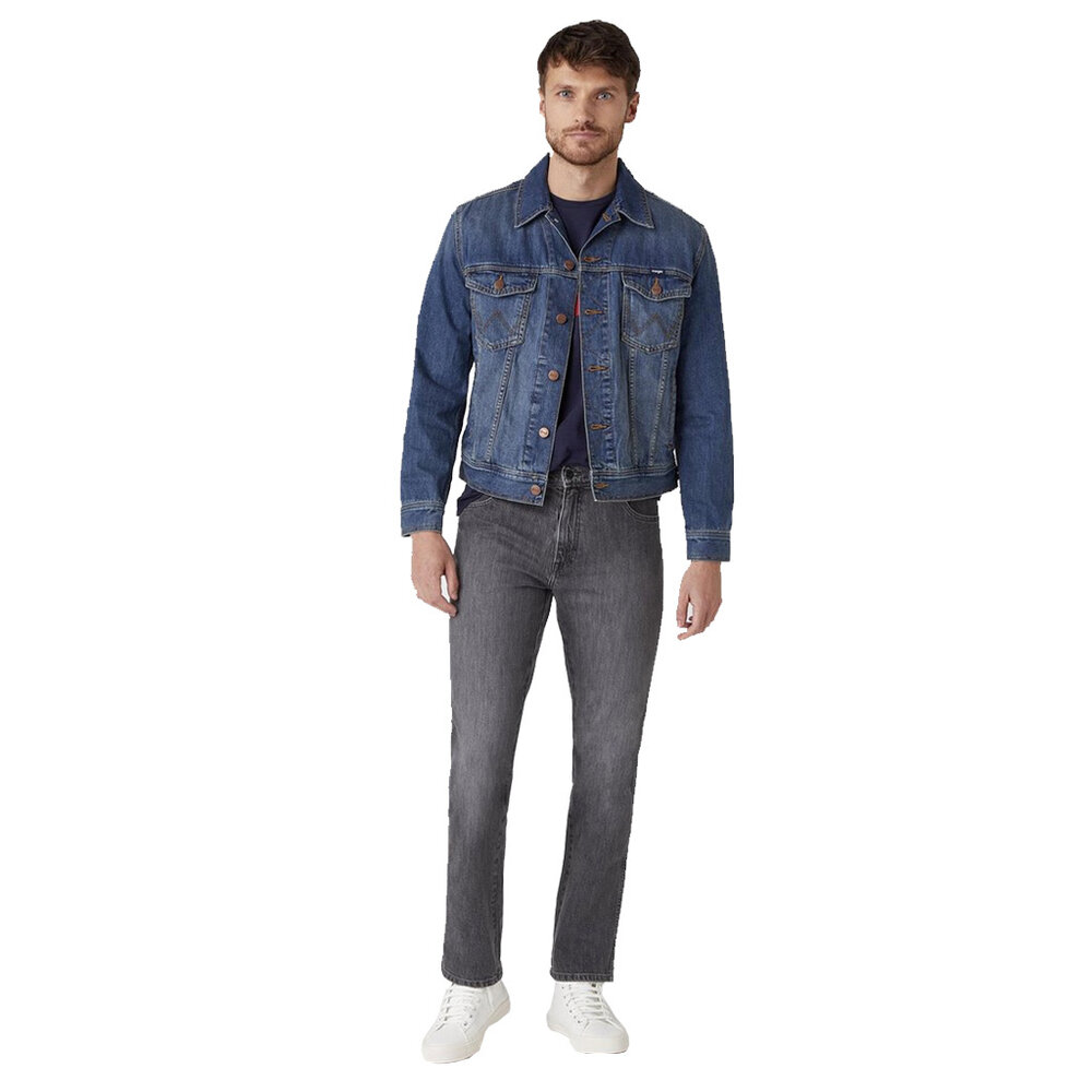 Wrangler Classic Jacket Mid Stone Spijkerjack Heren