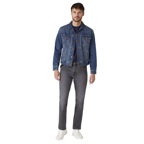 Wrangler Classic Jacket Mid Stone Spijkerjack Heren