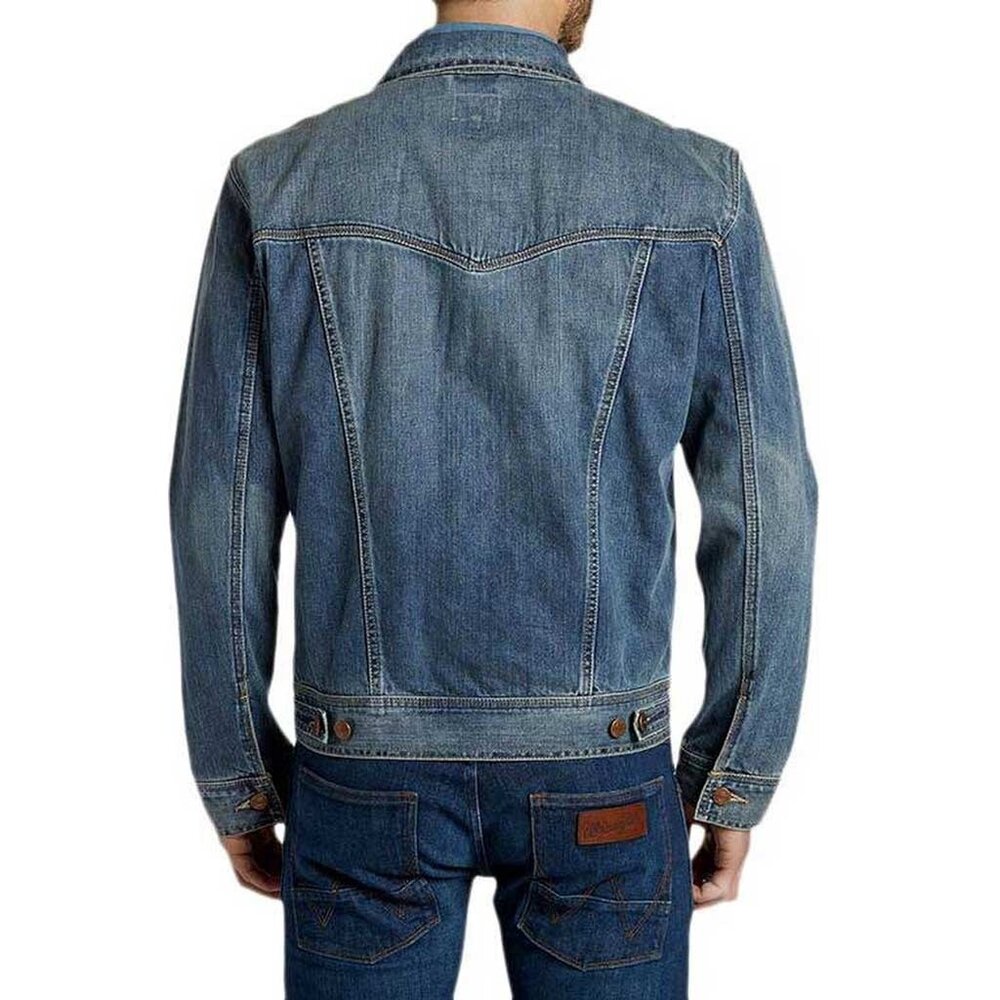 Wrangler Classic Jacket Mid Stone Spijkerjack Heren